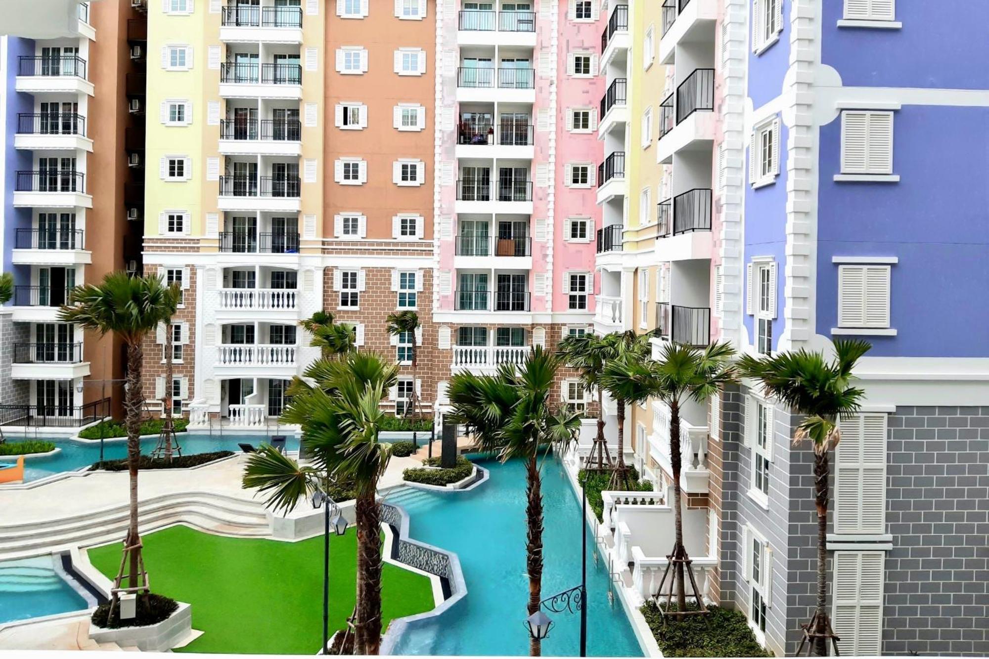 Апартаменты Seven Seas Cote D'Azur Jomtien Pattaya Amazing Pool На Джомтьен Экстерьер фото