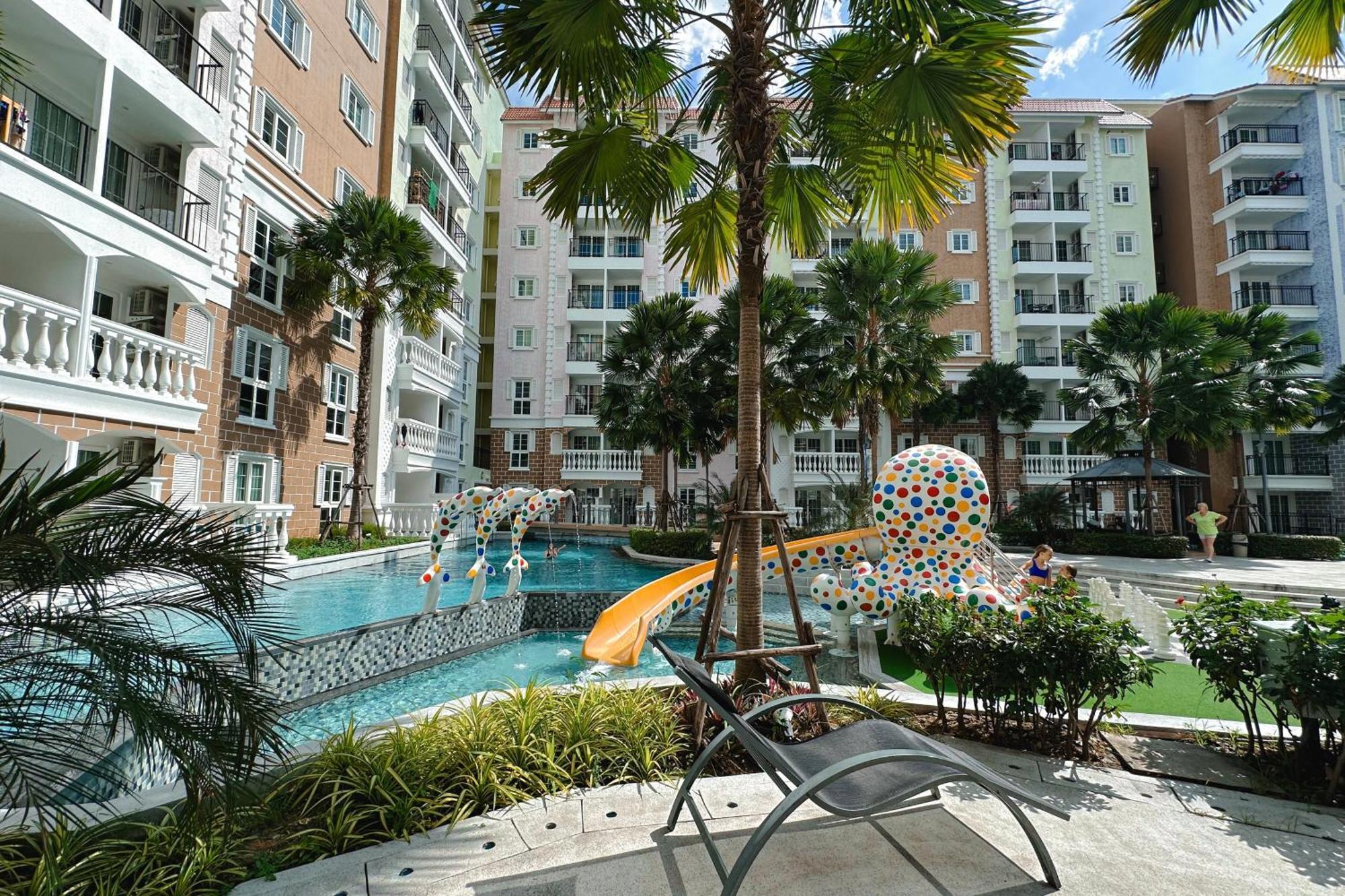 Апартаменты Seven Seas Cote D'Azur Jomtien Pattaya Amazing Pool На Джомтьен Экстерьер фото